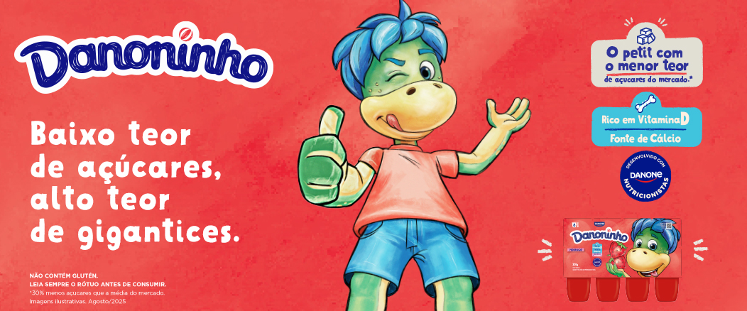 Danoninho baixo em açúcares desk