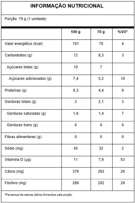 Danoninho Para Levar Morango 70g