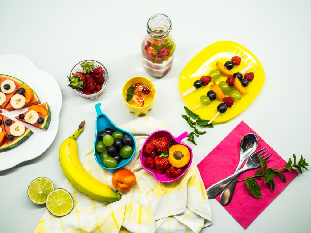 Receitas Divertidas para Piqueniques Usando Frutas 