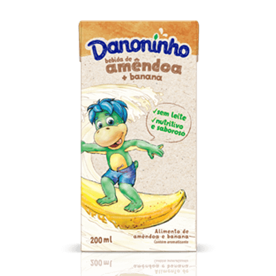 Bebida Vegetal Danoninho Amêndoa e Banana 200ml