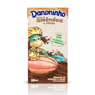 Bebida Vegetal Danoninho Amêndoa e Cacau 200ml Bebida Vegetal Danoninho Amêndoa e Cacau 200ml