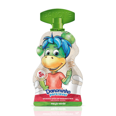 Danoninho Para Levar Maçã Verde 70g Danoninho Para Levar Maçã Verde 70g