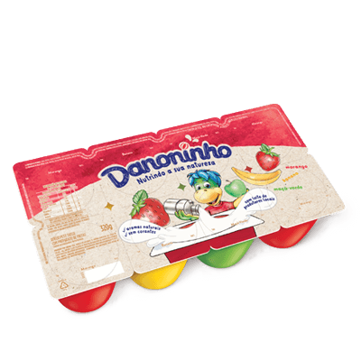 Danoninho Pétit Suisse Morango Banana Maçã 320g Danoninho Pétit Suisse Morango Banana Maçã 320g