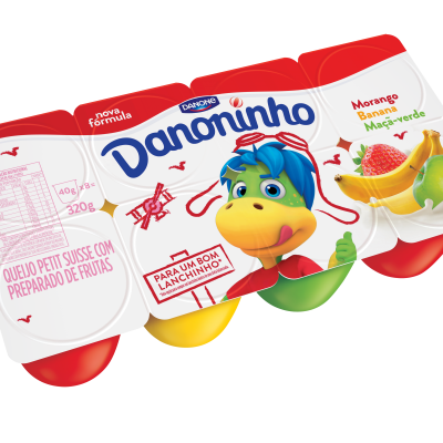 Danoninho Multi 320g Mor/Banana/Maça verde Danoninho Multi 320g Mor/Banana/Maça verde
