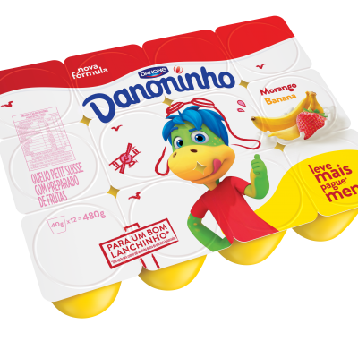 Danoninho Petit Suisse Morango/Banana 480g Danoninho Petit Suisse Morango/Banana 480g