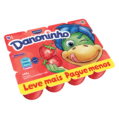 Petit Suisse Danoninho Morango 480g Petit Suisse Danoninho Morango 480g