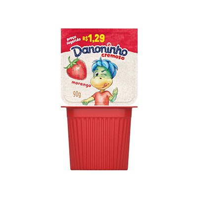 Polpa Danoninho Cremoso Morango 90g Polpa Danoninho Cremoso Morango 90g