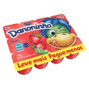 Petit Suisse Danoninho Morango 480g