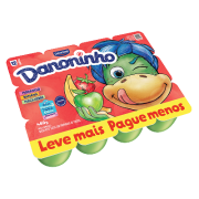 Petit Suisse Danoninho Morango, Banana e Maçã Verde 480g