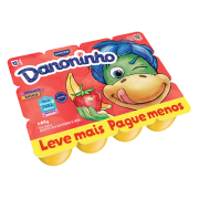 Petit Suisse Danoninho Morango e Banana 480g
